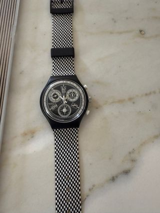 Swatch Chrono 1995 SCB116 "Chess"
