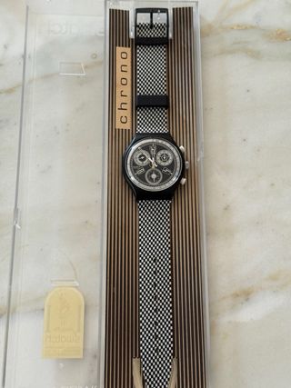 Swatch Chrono 1995 SCB116 "Chess"
