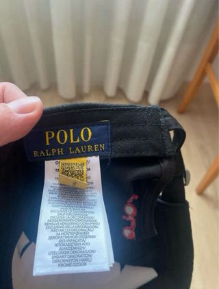Gorra Polo Ralph Lauren negra