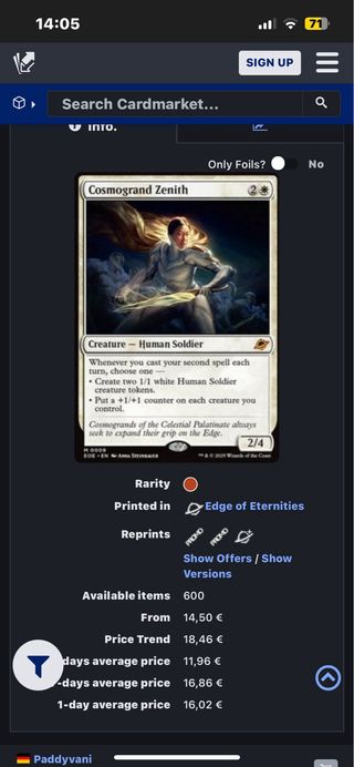 Carta Magic: Cosmogrand Zenith