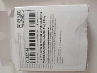 Adaptador inalámbrico CarPlay/Android Auto