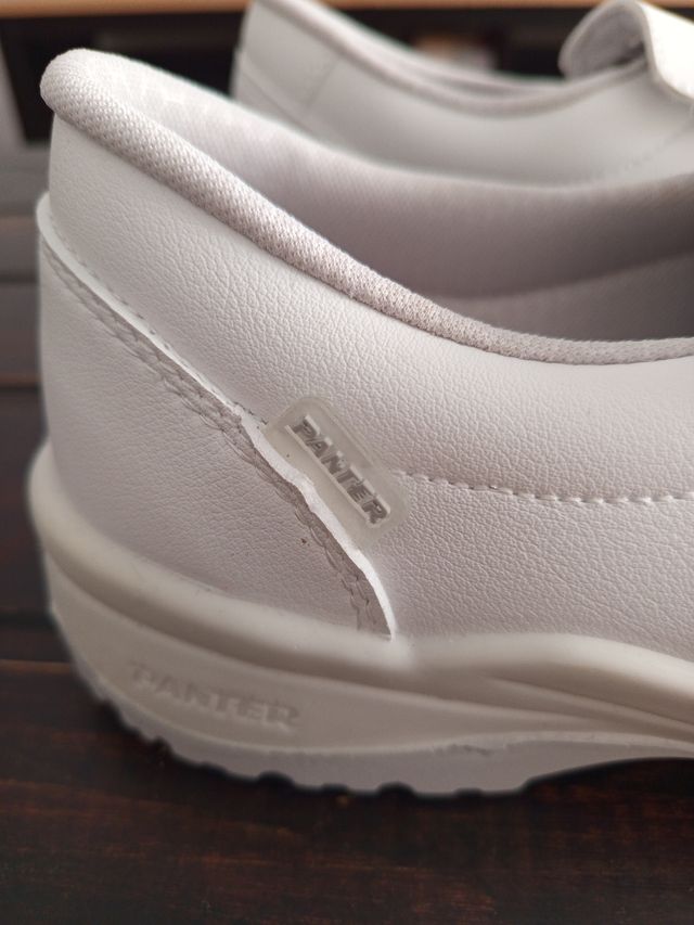 Zapatos seguridad Panter blancos. NUEVOS