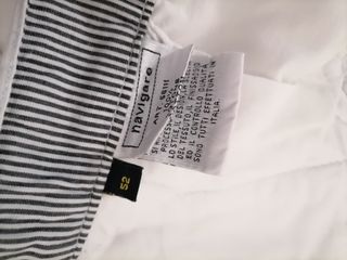 Pantaloni corti NAVIGARE bianchi