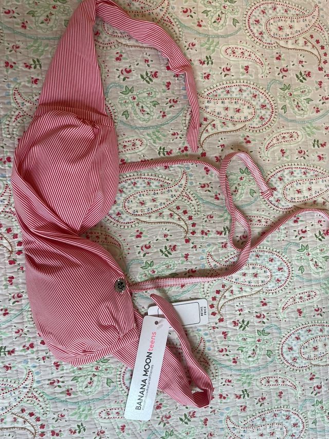 Bikini Banana Moon rayas rojas a estrenar con etiq
