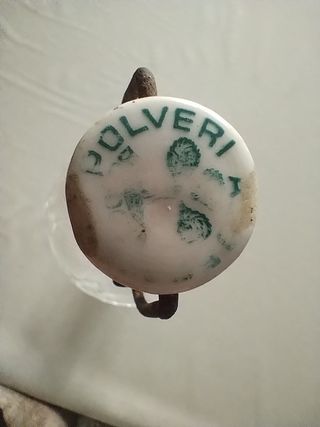 Bottiglia vetro vintage anni '60