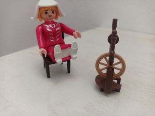 Muñeca Playmobil Hilandera
