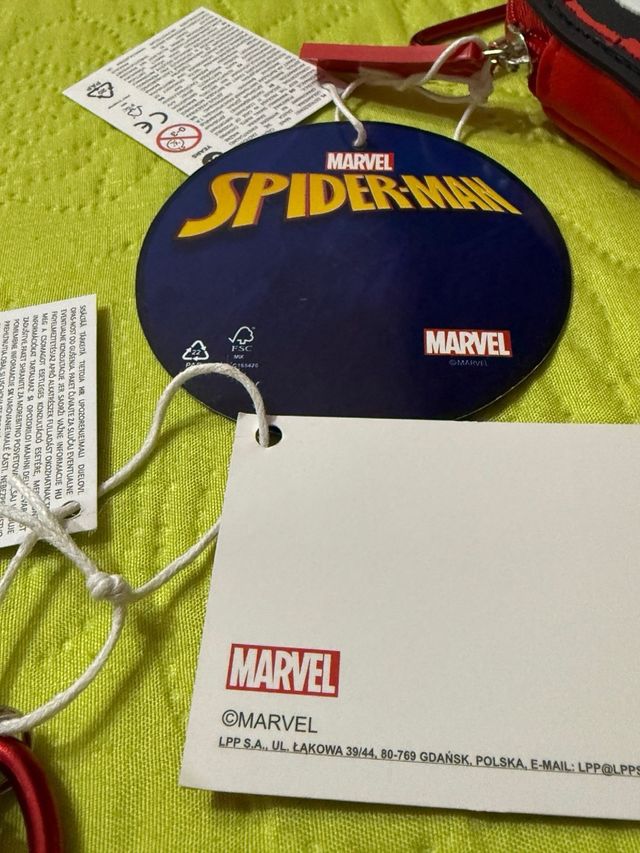 Portamonete Portachiavi Spiderman Marvel