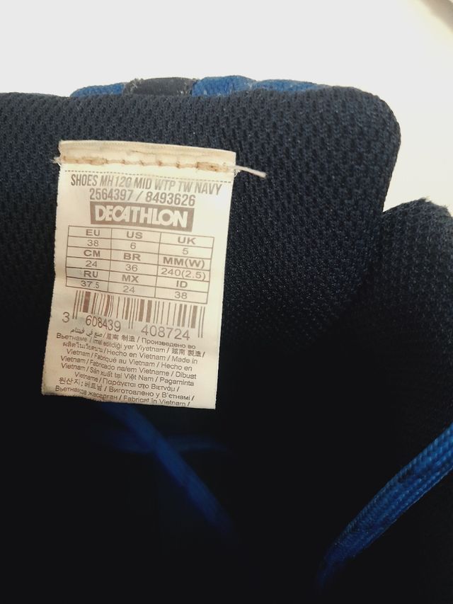 Botas Decathlon niño talla 38