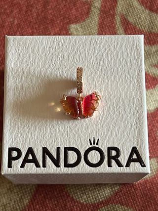 Charm Pandora Mariposa Rojo