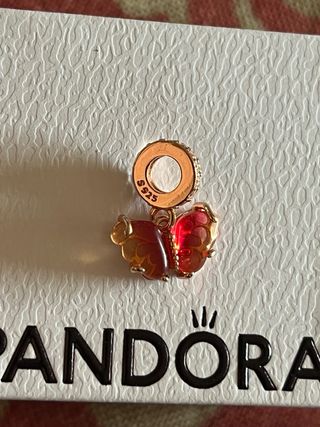 Charm Pandora Mariposa Rojo