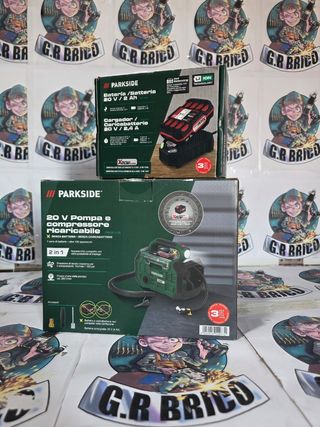 Compressore Parkside 20V Ricaricabile