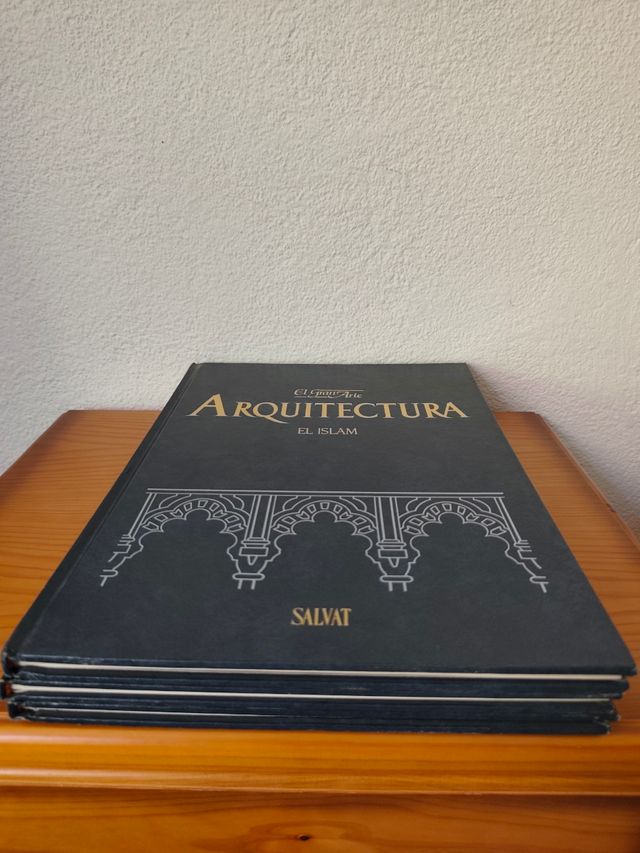 3 tomos de libros EL GRAN ARTE ARQUITECTURA