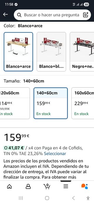 Sanodeck Escritorio Elevable Electrico