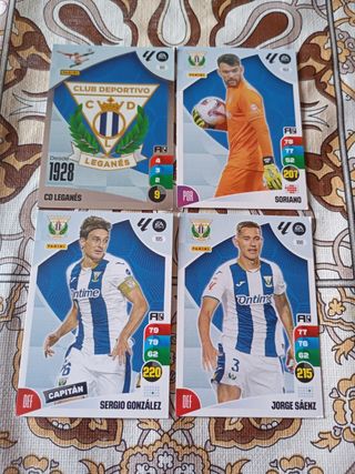 9 Cromos Adrenalyn CD Leganés 24-25