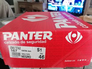 Zapatos seguridad PANTER - Talla 46