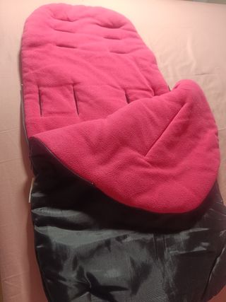 Saco polar bebé rosa
