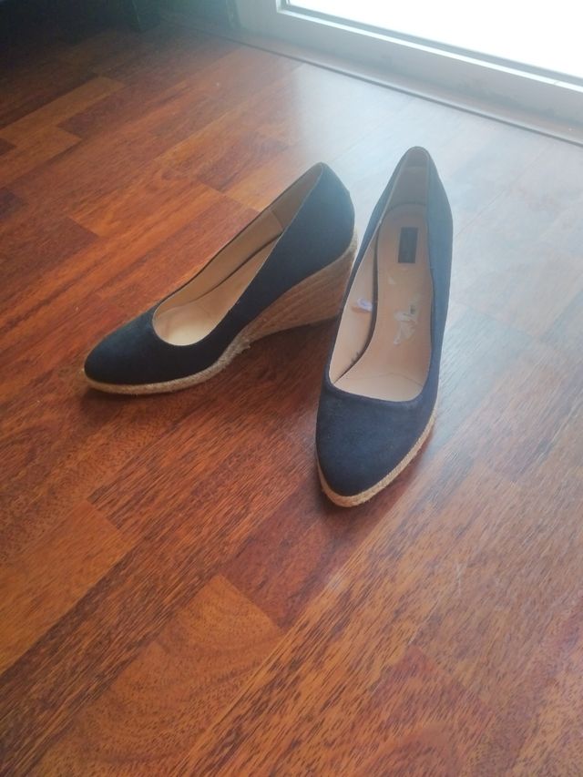 Espardeñas vaqueras tacón