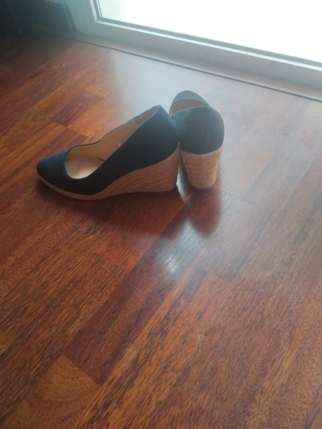 Espardeñas vaqueras tacón