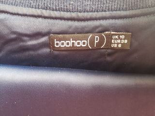 Chándal satén Boohoo azul/rosa