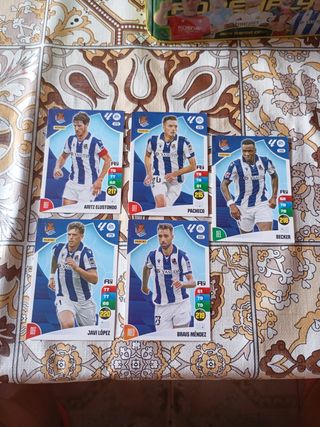 5 Cromos Adrenalyn 2024-25 real sociedad 