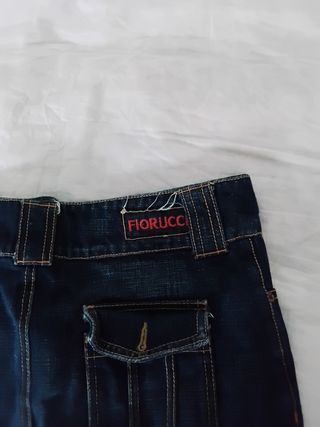 Minigonna Fiorucci Denim Vintage