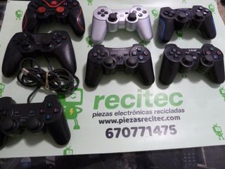 LOTE 7 MANDOS COMPATIBLES PLAYSTATION 3 AVERIADOS