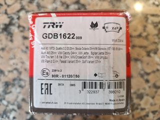 Pastillas de freno TRW gdb1622