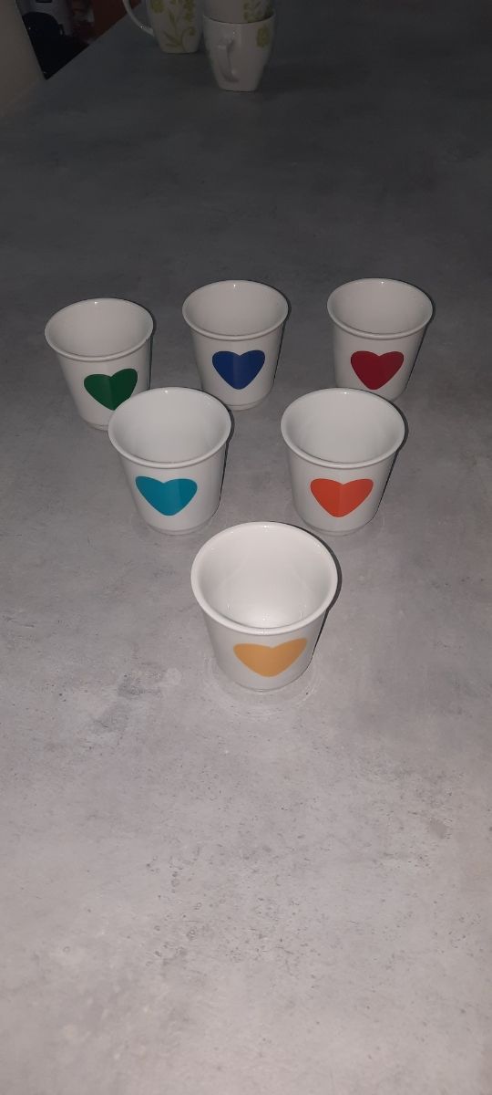 Set 5 tazzine Bialetti ♥ multicolor