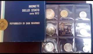 Serie divisionale lira San Marino 1972