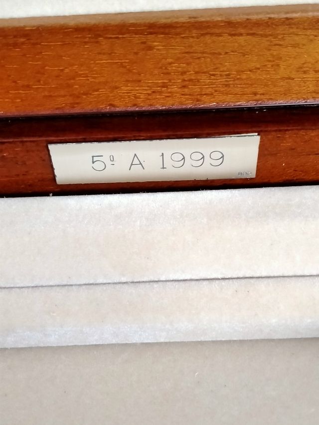 Cofanetto portaoggetti legno e argento 925