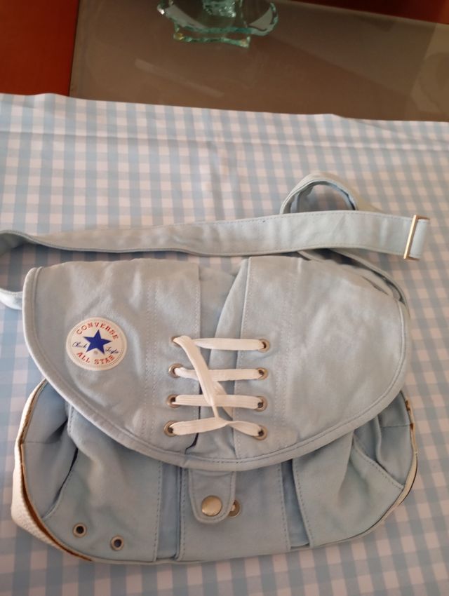 Bolso bandolera Converse azul