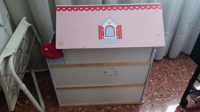 Casa muñecas madera vintage