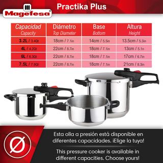 Olla a presión Magefesa Practika 6L