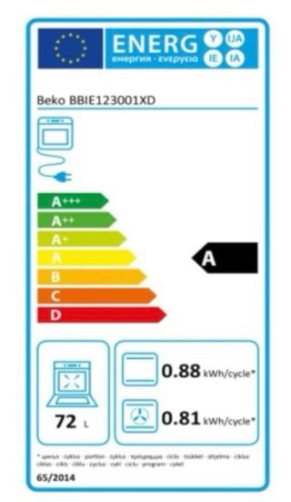 Horno eléctrico Beko empotrado