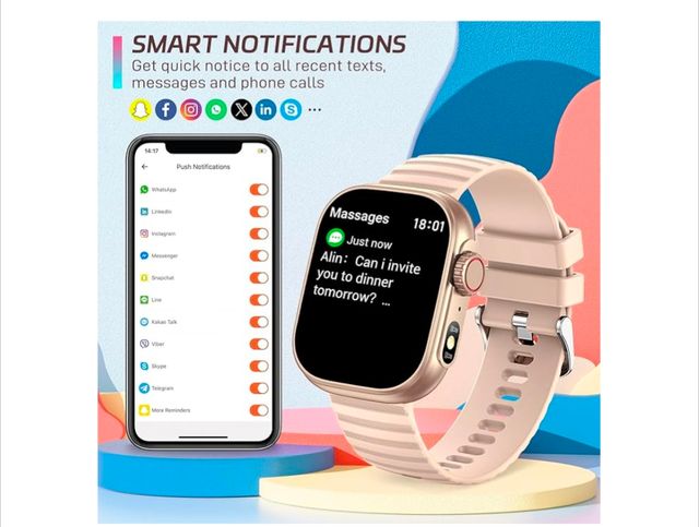Smartwatch Mujer Reloj Inteligente con llamadas