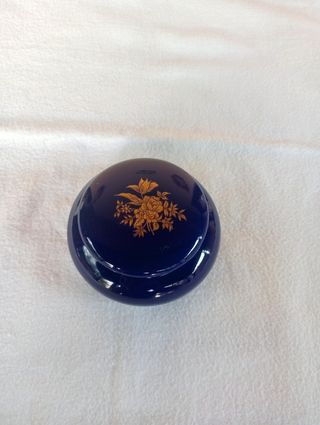 Portagioie Ceramica Blu Oro