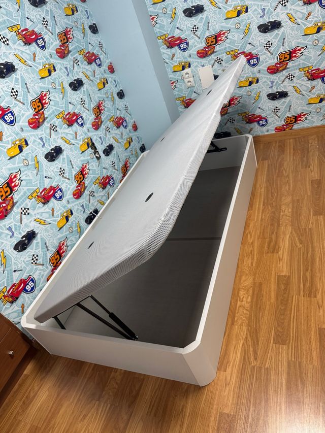 Canapé 90x190 Blanco Apertura Lateral – NUEVO