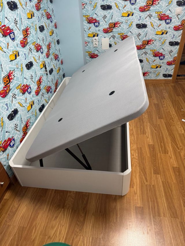 Canapé 90x190 Blanco Apertura Lateral – NUEVO