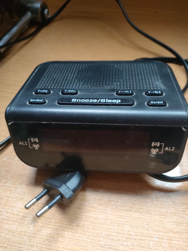 Radio Despertador Digital Negro