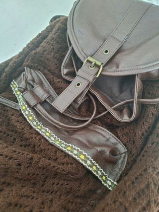 Mochila boho marrón