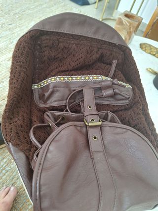 Mochila boho marrón