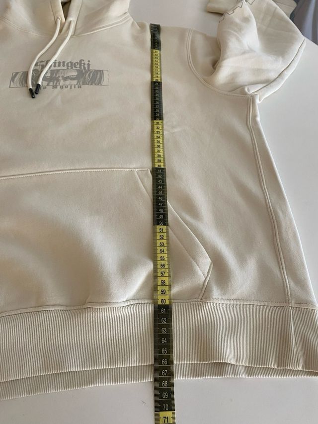 Sudadera Shingeki no Kyojin beige L con capucha