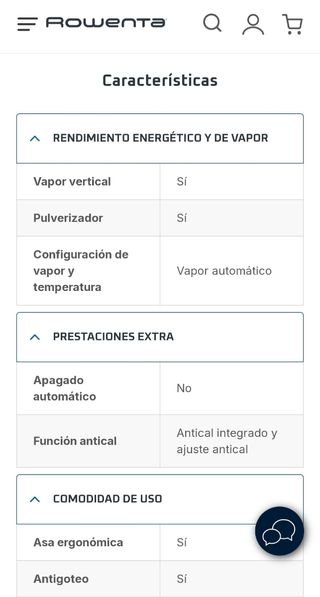 Plancha a vapor azul Rowenta Autosteam 