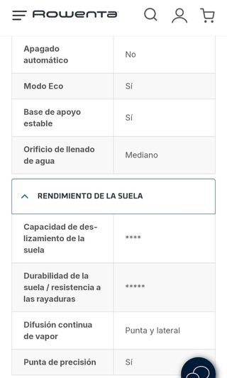 Plancha a vapor azul Rowenta Autosteam 