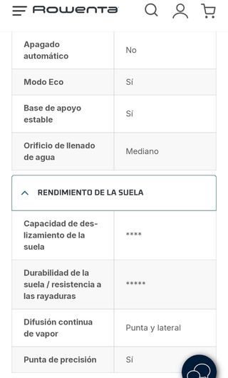 Plancha a vapor azul Rowenta Autosteam 