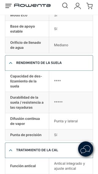 Plancha a vapor azul Rowenta Autosteam 