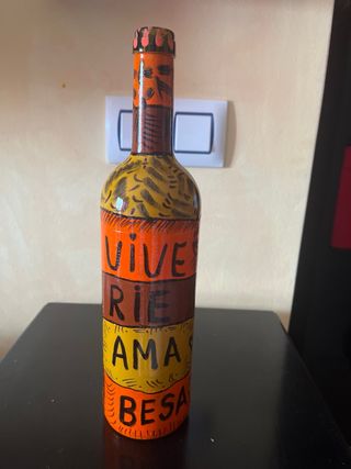 Botellas Decoradas a Mano
