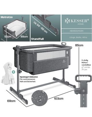 Minicuna Colecho Kesser - Gris