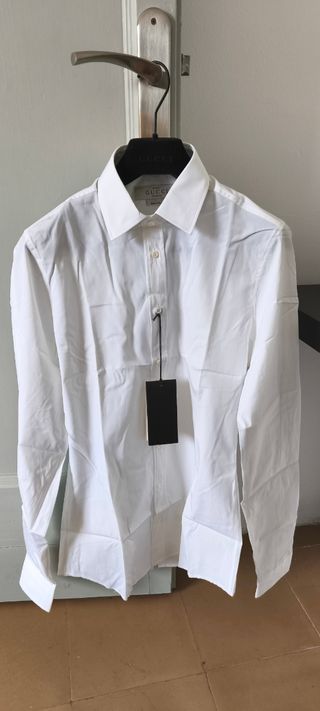 Camisa Gucci blanca talla 15/38