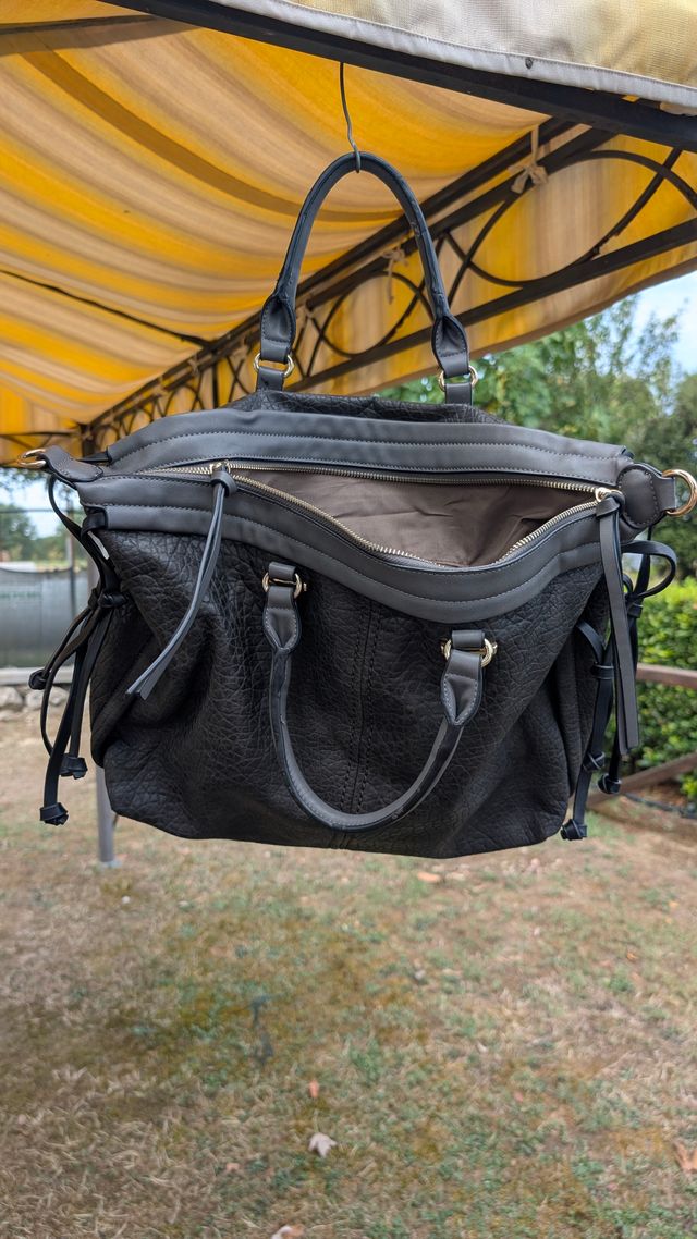 Borsa a mano donna Grigia